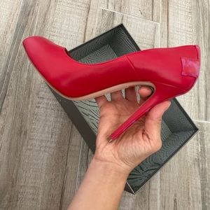 Alexander McQueen peep-toe pumps